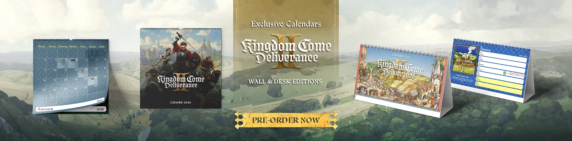Kalendáře Kingdom Come: Deliverance II 2026