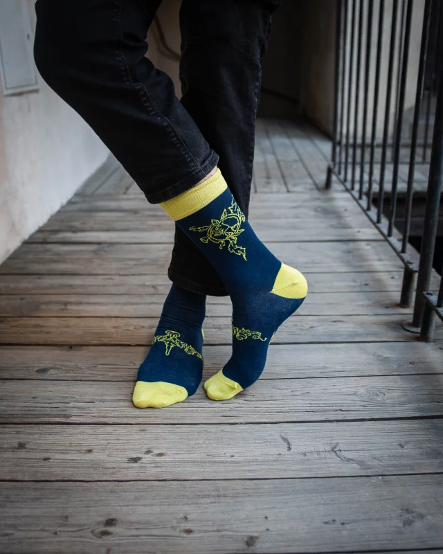 Ponožky Kingdom Come: Deliverance II - Zajíc s ornamenty