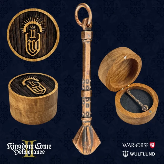 Přívěsek Kingdom Come: Deliverance II - Palcát Jan Žižka + krabička (bronzový)