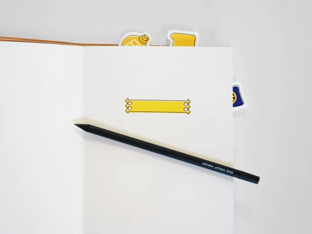 Stationery Set Kingdom Come: Deliverance II - Notebook, Stickers, Bookmarks & Pencil - Bookmark