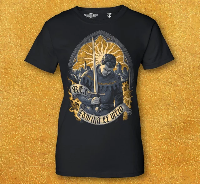 Tričko dámské Kingdom Come: Deliverance II - Rex, Familia et Ultio