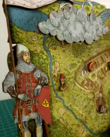 Uhr Kingdom Come: Deliverance II - Karte Rattay - Aus Holz
