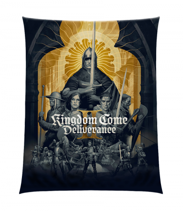 Tapestry Kingdom Come: Deliverance II - Keyart João Ruas (Textile Wall Art)