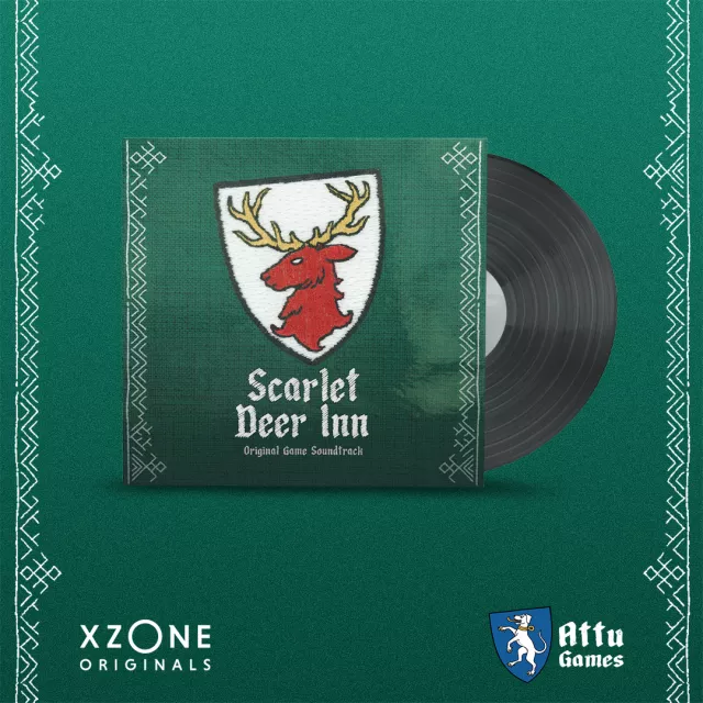 Official soundtrack Scarlet Deer Inn LP - Xzone Originals