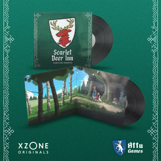Official soundtrack Scarlet Deer Inn LP - Xzone Originals