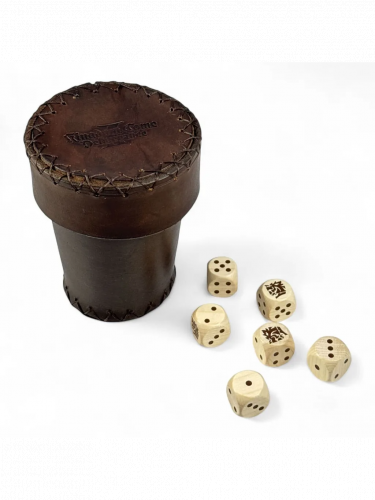 Dice set Kingdom Come: Deliverance  - Farkle dices with cup