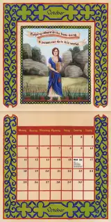 Bundle Set of Kingdom Come: Deliverance II 2027 Calendars (Desk + Wall) ENG - Xzone Originals
