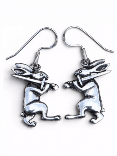 Silver earings Kingdom Come: Deliverance II - Silver Rabbit