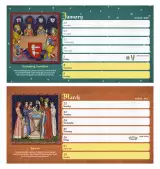 Bundle Set of Kingdom Come: Deliverance II 2027 Calendars (Desk + Wall) ENG - Xzone Originals