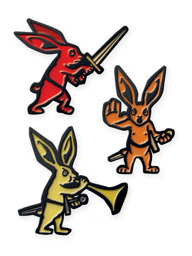 Pin Set Kingdom Come: Deliverance II - Rabbits #3