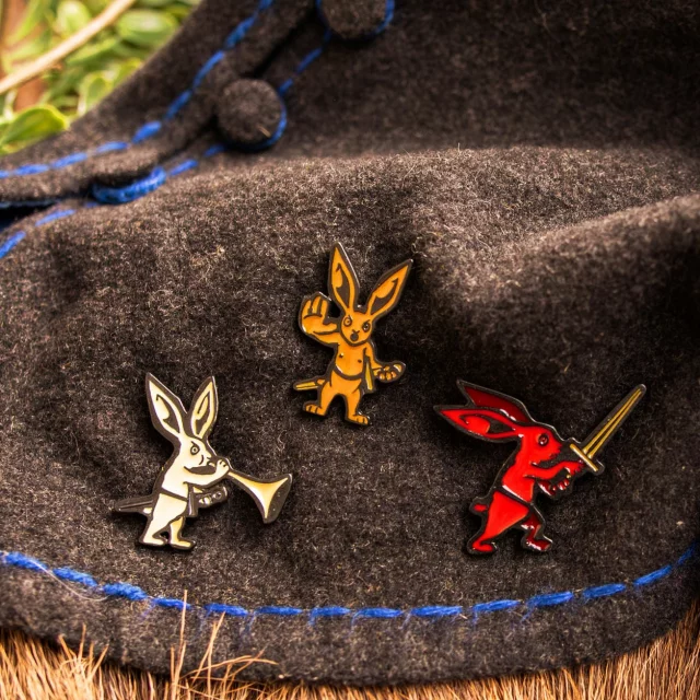 Výhodný set sady odznaků Kingdom Come: Deliverance II - Zajíci #1 #2 #3