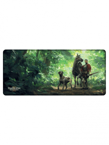 Mousepad Kingdom Come: Deliverance II - Keyart Henry and Mutt in the Forest (89 × 40 cm)