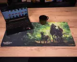Mousepad Kingdom Come: Deliverance II - Keyart Henry and Mutt in the Forest (89 × 40 cm) - Accessories
