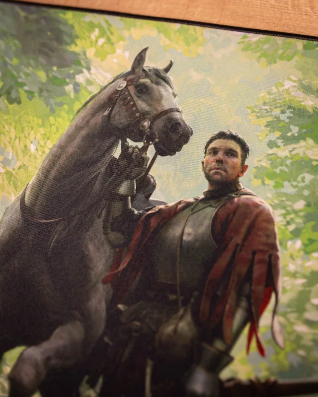 Podložka pod myš Kingdom Come: Deliverance II - Keyart Jindra a Vořech v lese