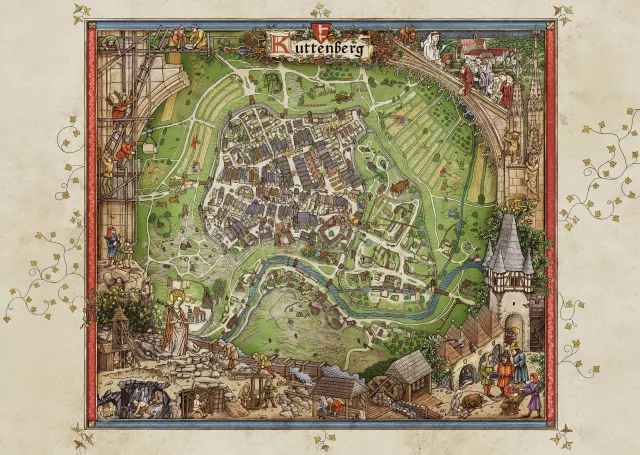 Puzzle Kingdom Come: Deliverance II - Kuttenberg (2000 pcs) - Xzone Originals