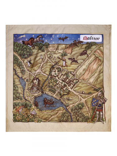 Canvas poster Kingdom Come: Deliverance II - Malesov Map